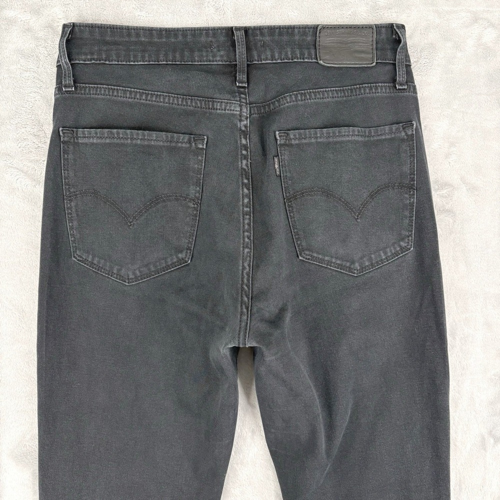 Levi's Premium 721 High Rise Skinny Jeans Women Sz 29 (Fits 28x27.5) Black